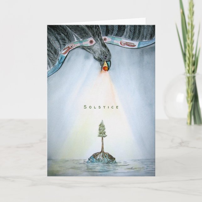 Raven Vinge Kort (Framsida)