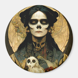 Raven Witch 2 Fantasy Horror Goth Gothic Magnet
