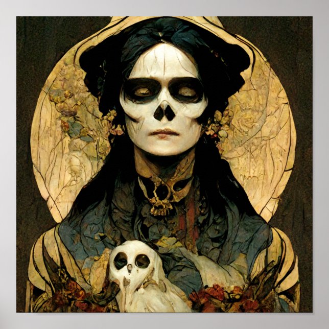 Raven Witch 2 Fantasy Horror Goth Gothic Poster (Framsidan)