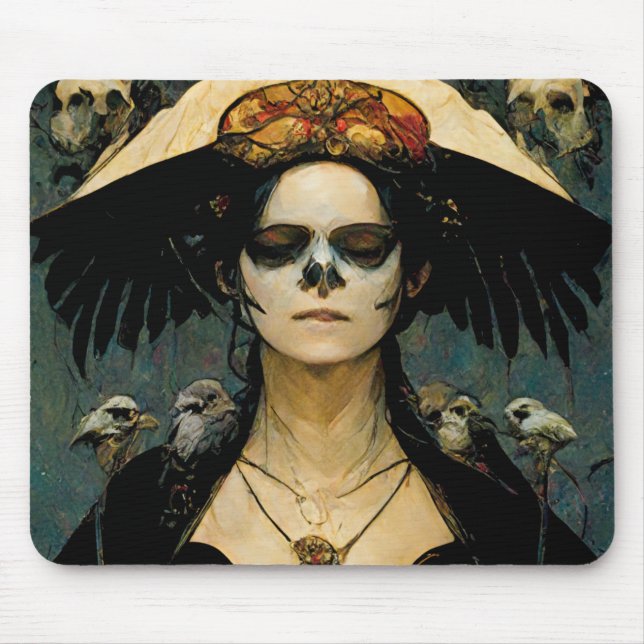 Raven Witch 4 Fantasy Horror Goth Gothic Musmatta (Framsidan)