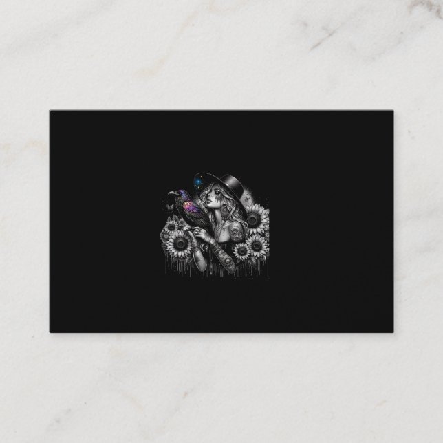 Raven Witch Visitkort (Framsida)