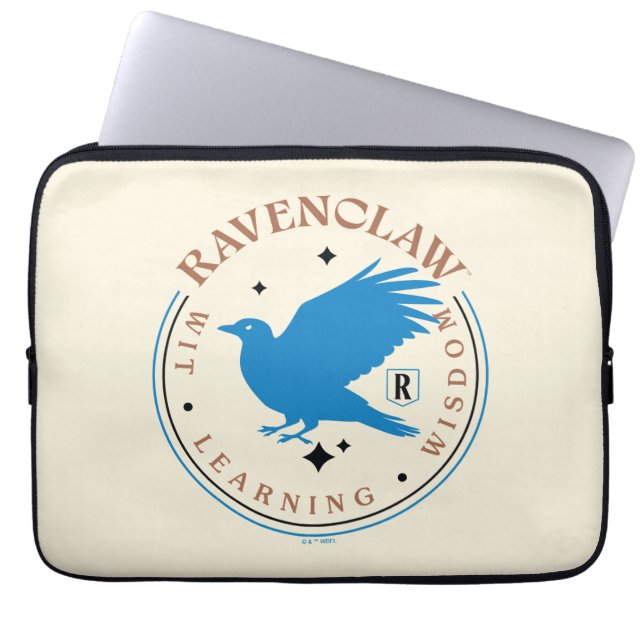 RAVENCLAW™ Blå Örn Hus Stolt Badge Laptop Fodral (Framsidan)