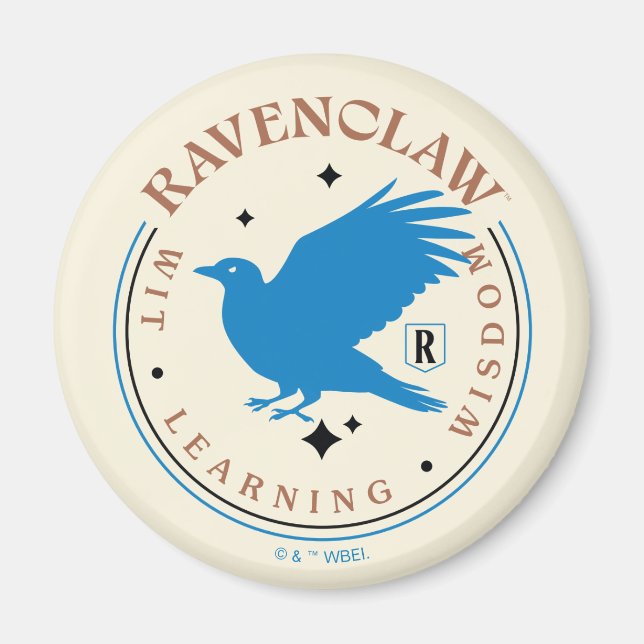 RAVENCLAW™ Blå Örn Hus Stolt Badge Magnet (Framsidan)