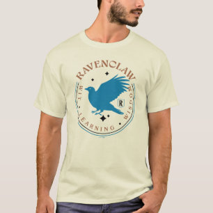 RAVENCLAW™ Blåa Örnens Hus Stolthet Badge T Shirt