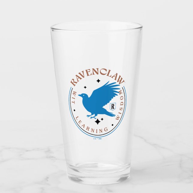 RAVENCLAW™ Blue Eagle House Pride Badge Glaskopp (Framsida)