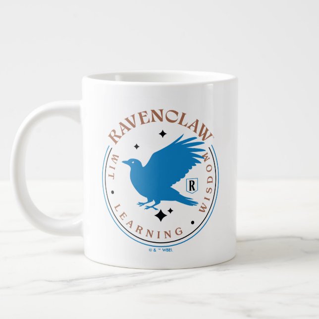 RAVENCLAW™ Blue Eagle House Pride Badge Jumbo Mugg (Vänster)