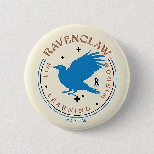 RAVENCLAW™ Blue Eagle House Pride Badge Knapp (Framsida)