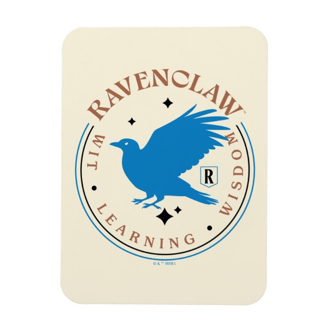 RAVENCLAW™ Blue Eagle House Pride Badge Magnet (Vertikal)
