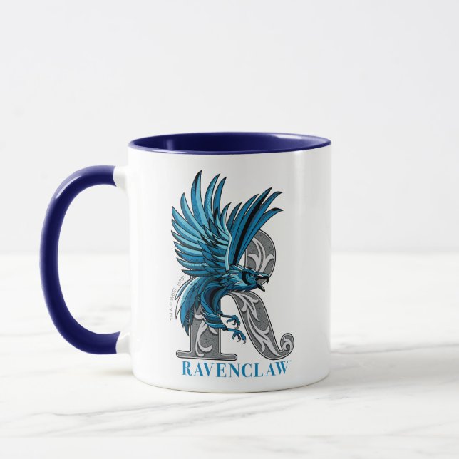 RAVENCLAW™ Crosshatched Emblem Mugg (Vänster)