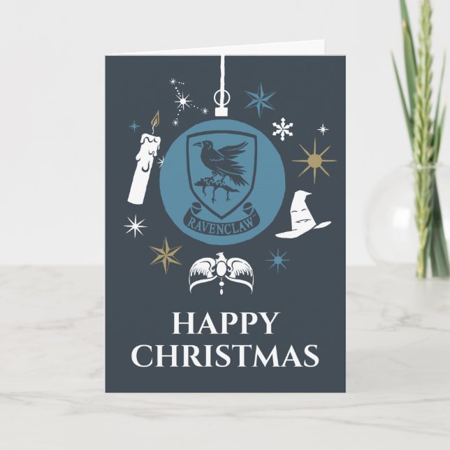 RAVENCLAW™ Holiday Bauble Grafik Helgkort (Framsida)