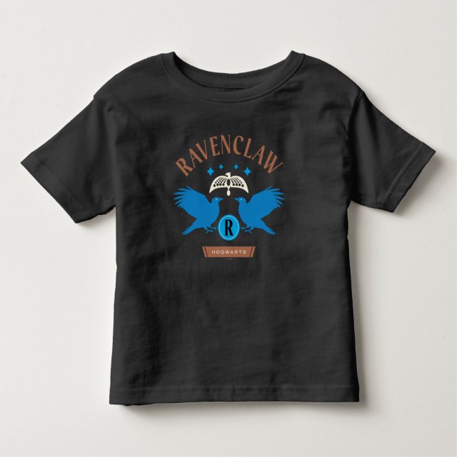 RAVENCLAW™ House Double Eagle Diadem Graphic T Shirt (Framsida)