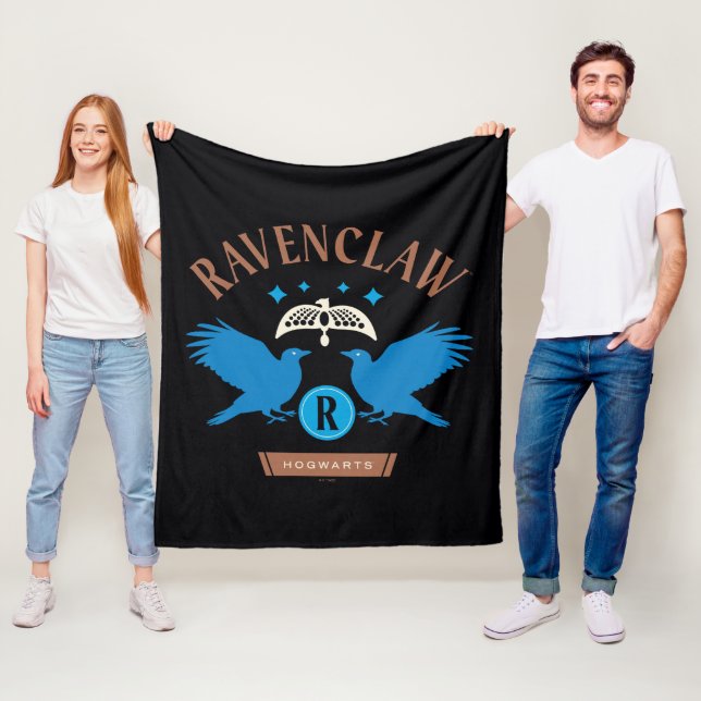 RAVENCLAW™ House Dubbla Eagle Diadem Graphic Fleecefilt (På plats)
