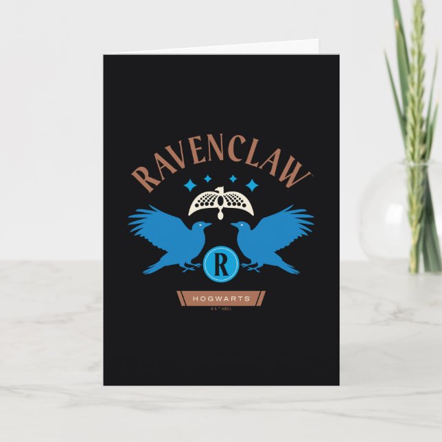 RAVENCLAW™ House Dubbla Eagle Diadem Graphic Kort (Framsida)