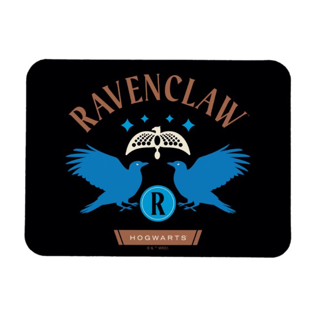 RAVENCLAW™ House Dubbla Eagle Diadem Graphic Magnet (Horisontell)