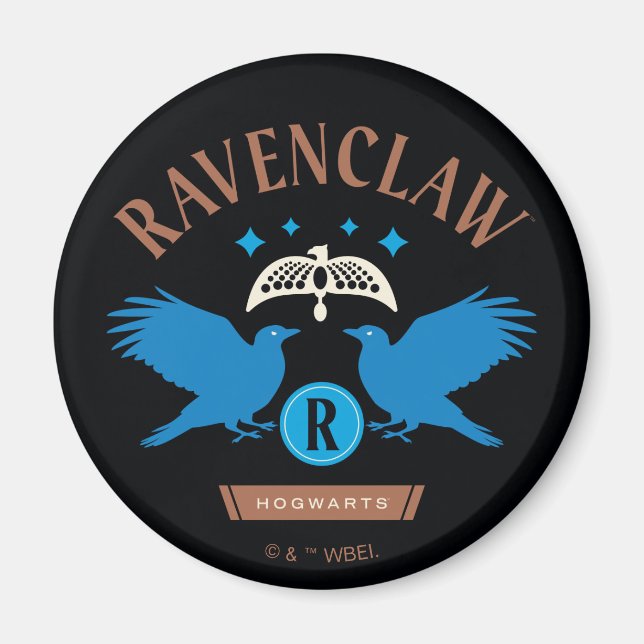 RAVENCLAW™ House Dubbla Eagle Diadem Graphic Magnet (Framsidan)