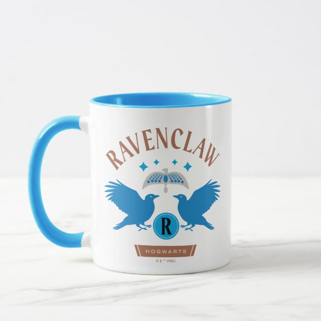 RAVENCLAW™ House Dubbla Eagle Diadem Graphic Mugg (Vänster)