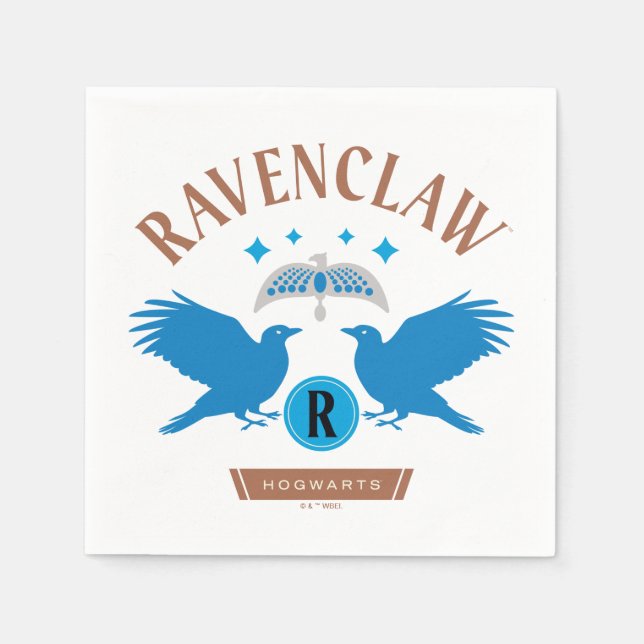 RAVENCLAW™ House Dubbla Eagle Diadem Graphic Pappersservett (Framsidan)