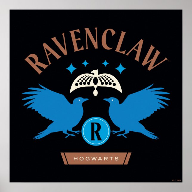 RAVENCLAW™ House Dubbla Eagle Diadem Graphic Poster (Framsidan)