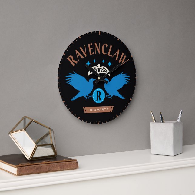 RAVENCLAW™ House Dubbla Eagle Diadem Graphic Stor Klocka (Kontor)