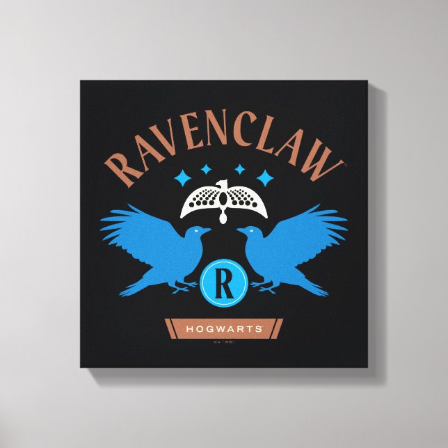 RAVENCLAW™ Hus Dubbelörn Diadem Grafisk Canvastryck (Framsida)