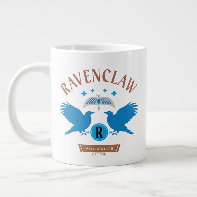 RAVENCLAW™ Hus Dubbelörn Diadem Grafisk Jumbo Mugg (Vänster)