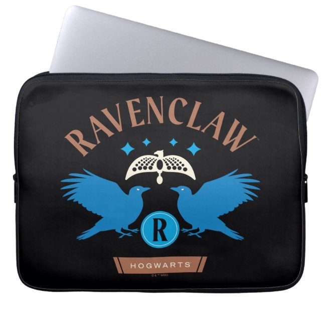 RAVENCLAW™ Hus Dubbelörn Diadem Grafisk Laptop Fodral (Framsidan)