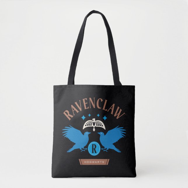 RAVENCLAW™ Hus Dubbelörn Diadem Grafisk Tygkasse (Framsida)
