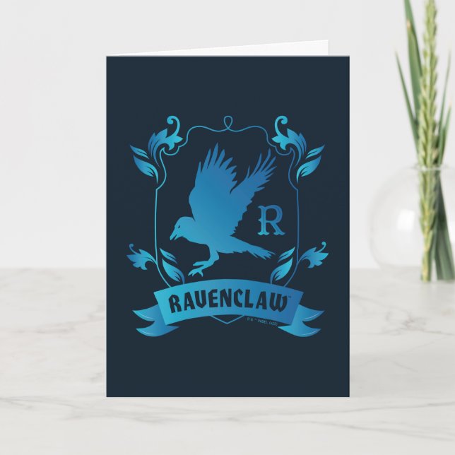 Ravenclaw™-husrivalitet vapensköld kort (Framsida)