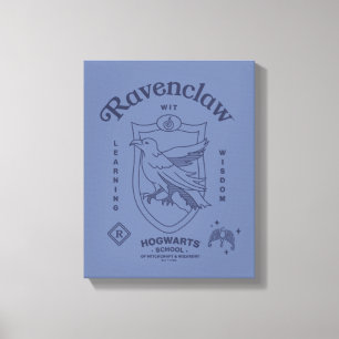 RAVENCLAW™ Klockhet Lärande Visdom Vapen Canvastryck