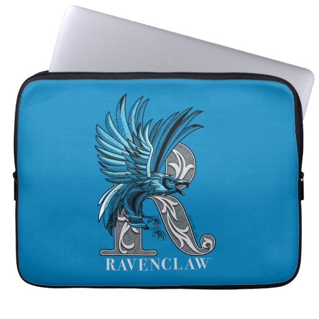 RAVENCLAW™ korsrutigt emblem Laptop Fodral (Framsidan)