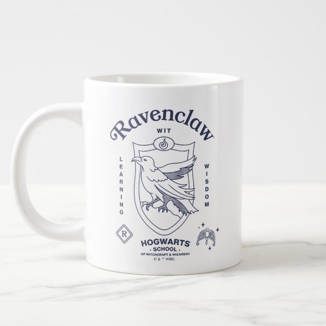 RAVENCLAW™ Vett Lärande Visdom Kragsköld Jumbo Mugg (Vänster)