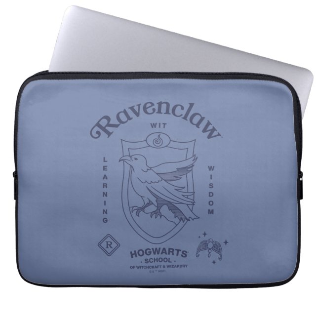 RAVENCLAW™ Wit Learning Wisdom Crest Laptop Fodral (Framsidan)