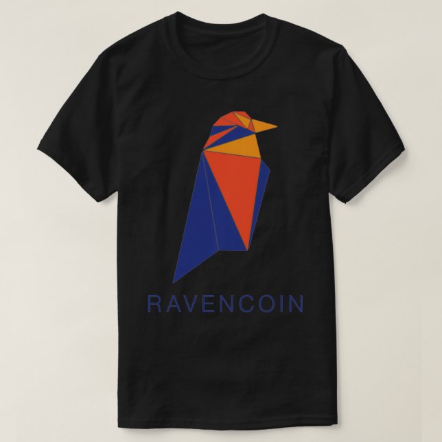 Ravencoin Coin Cryptocurrency RVN crypto Pullover T Shirt (Design framsida)