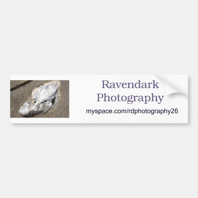 Ravendark fotografi bildekal (Framsidan)