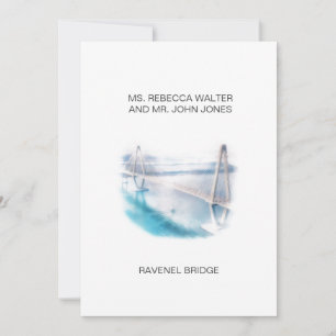 Ravenel Bridge - Charleston Julkort