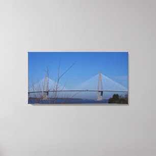 Ravenel överbryggar, Charleston, SC Canvastryck