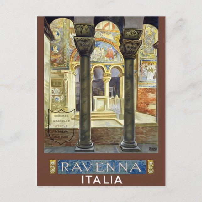 Ravenna Italia Vintage Vykort (Framsida)