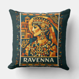 Ravenna Italien Bysantinsk Kejsarinna Mosaik Affis Kudde