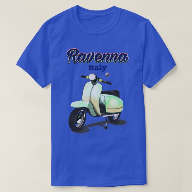 Ravenna Italien vintage resor poster T Shirt (Design framsida)