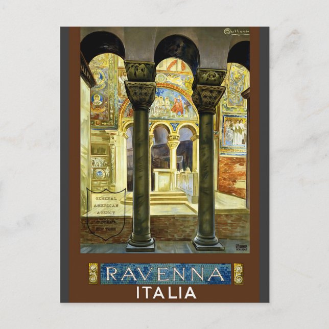 Ravenna Italien Vykort (Framsida)