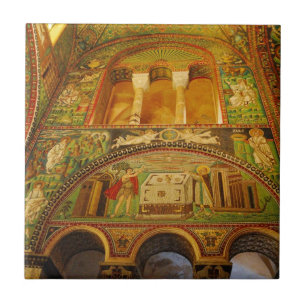 Ravenna mosaik, italien kakelplatta