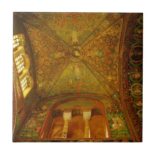 Ravenna mosaik, italien kakelplatta