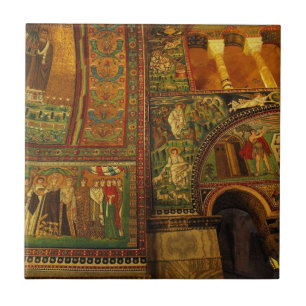 Ravenna mosaik, italien kakelplatta