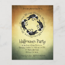 Ravens Aldrig mer Halloween fest