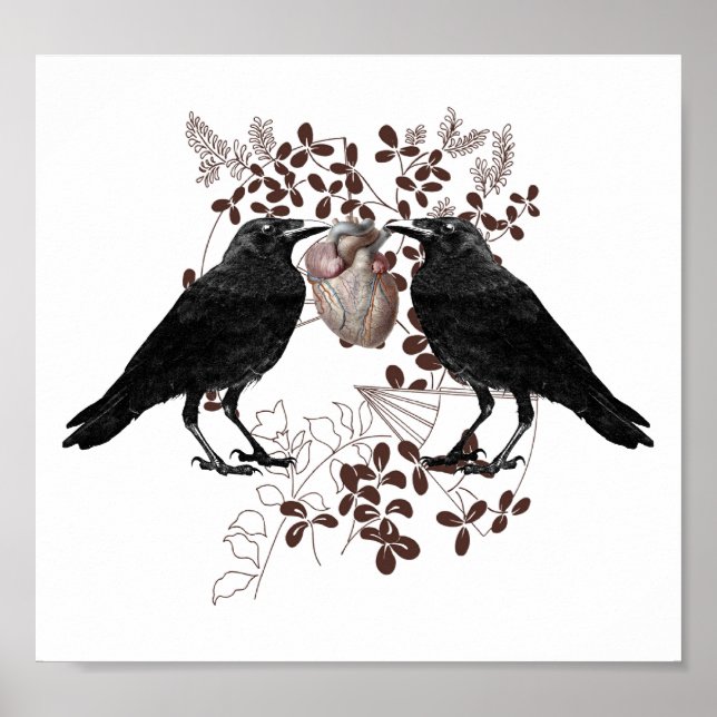 Ravens and Heart Poster (Framsidan)