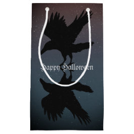 Ravens Birds Night Starry Himmel Grunge