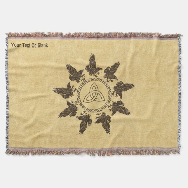 Ravens Circle Dance Filt (Framsidan)