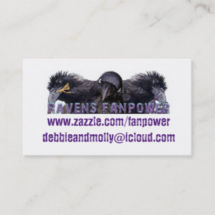 Ravens Fanpower Visitkort