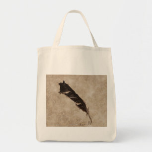 Raven's Feather Bird-älskare Kråka design Tygkasse