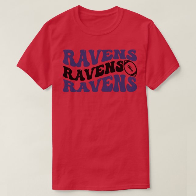 Ravens Football T Shirt (Design framsida)